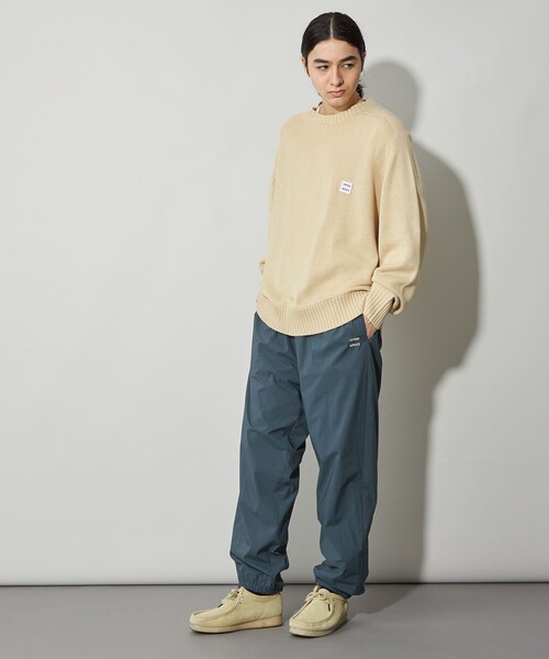 CITEN(シテン)の「<CITEN>ミドルゲージクルーネックニット(ニット/セーター・メンズ・ブラック/ダークグレー・M/L)」の8枚目の写真