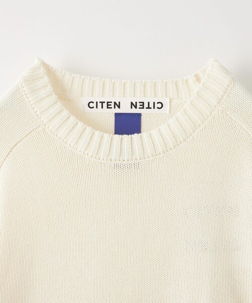 CITEN(シテン)の「<CITEN>ミドルゲージクルーネックニット(ニット/セーター・メンズ・ブラック/ダークグレー・M/L)」の11枚目の写真