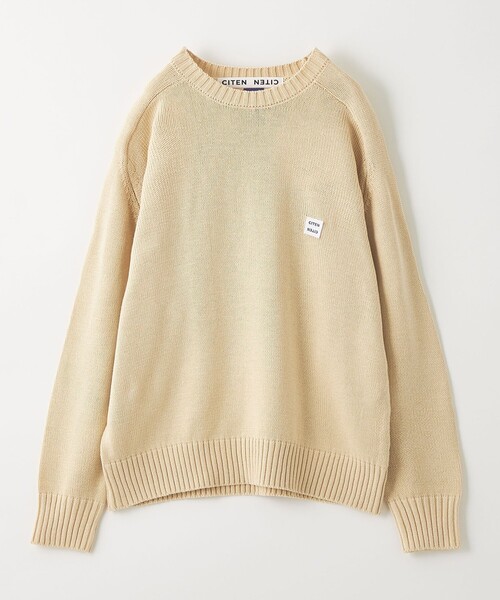 CITEN(シテン)の「<CITEN>ミドルゲージクルーネックニット(ニット/セーター・メンズ・ブラック/ダークグレー・M/L)」の14枚目の写真