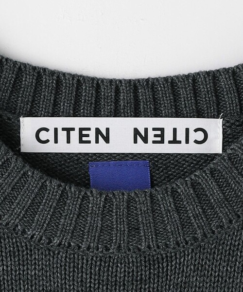 CITEN(シテン)の「<CITEN>ミドルゲージクルーネックニット(ニット/セーター・メンズ・ブラック/ダークグレー・M/L)」の18枚目の写真