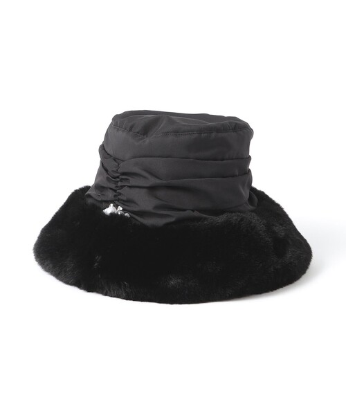 TO BE CHIC（トゥー ビー シック）の「フェイクファーコンビ バケットハット（ハット・レディース・ベージュ/ブラック・FREE）」の8枚目の写真