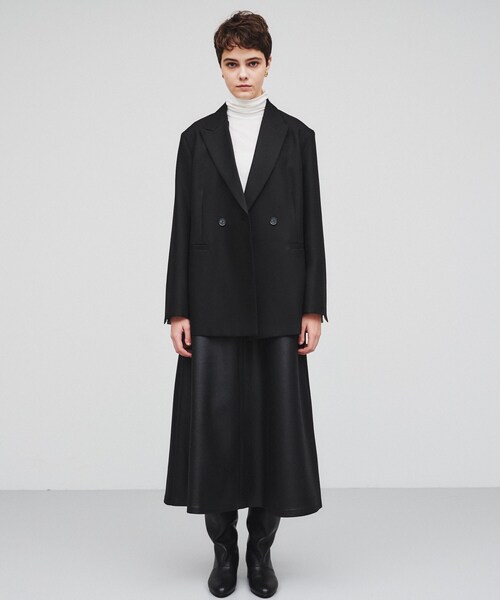 cloenc（クロエンス）の「◆【セットアップ／セレモニー】ウールライクテーラードジャケット（テーラードジャケット・レディース・ブラック/キャメル/ダークグレー・02）」の16枚目の写真