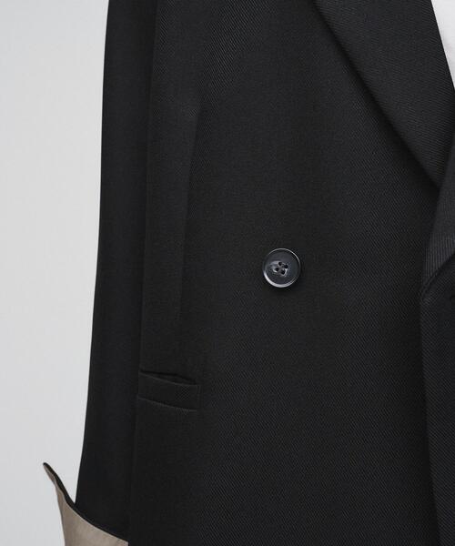 cloenc（クロエンス）の「◆【セットアップ／セレモニー】ウールライクテーラードジャケット（テーラードジャケット・レディース・ブラック/キャメル/ダークグレー・02）」の21枚目の写真