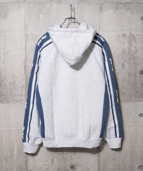 【STAYGOLD】裏起毛 ロゴライン スウェットパーカー / Lined Logo Line Sweatshirt Hoodie（パーカー）｜STAY GOLD（ステイゴールド）