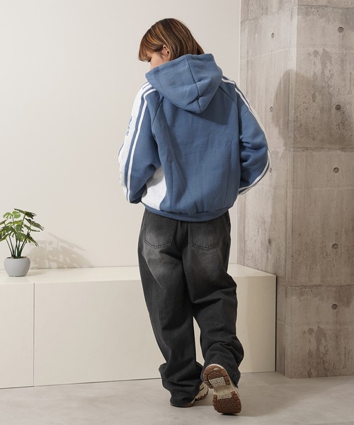 【STAYGOLD】裏起毛 ロゴライン スウェットパーカー / Lined Logo Line Sweatshirt Hoodie（パーカー）｜STAY GOLD（ステイゴールド）