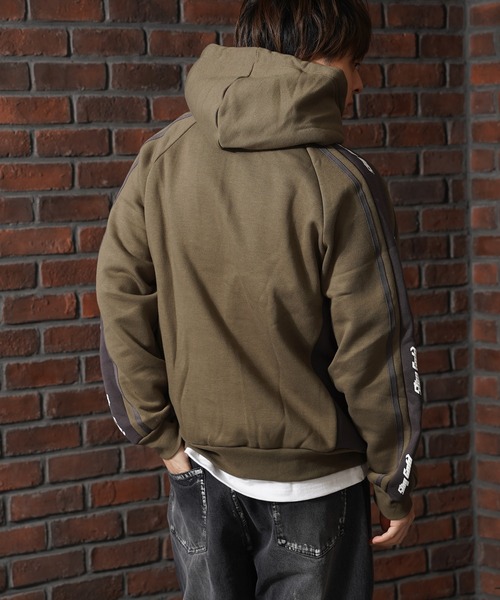 【STAYGOLD】裏起毛 ロゴライン スウェットパーカー / Lined Logo Line Sweatshirt Hoodie（パーカー）｜STAY GOLD（ステイゴールド）