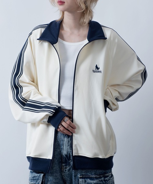 セール】別注【Healthknit Product】sleeve line one point wolf track