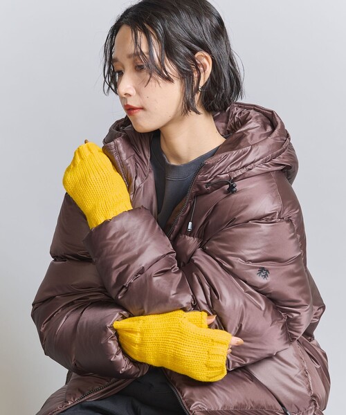 BEAUTY&YOUTH UNITED ARROWS（ビューティーアンドユースユナイテッドアローズ）の「ローゲージ フィンガーレス グローブ（手袋・レディース・コバルトブルー/イエロー・FREE）」の3枚目の写真