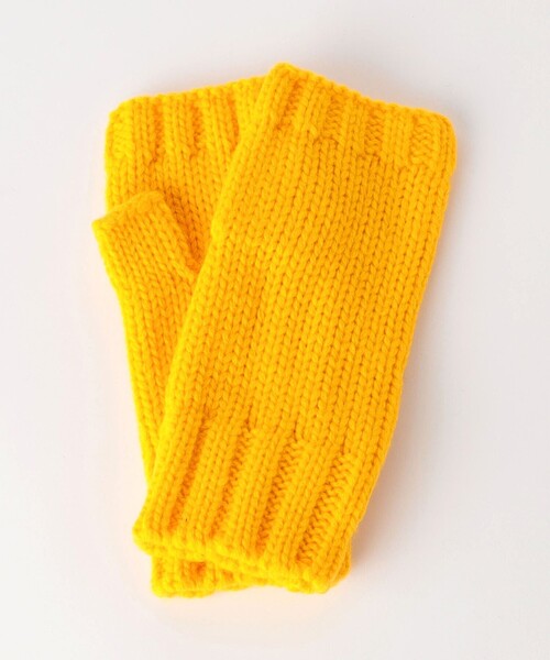 BEAUTY&YOUTH UNITED ARROWS（ビューティーアンドユースユナイテッドアローズ）の「ローゲージ フィンガーレス グローブ（手袋・レディース・コバルトブルー/イエロー・FREE）」の6枚目の写真