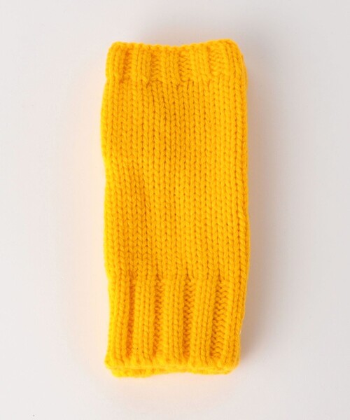 BEAUTY&YOUTH UNITED ARROWS（ビューティーアンドユースユナイテッドアローズ）の「ローゲージ フィンガーレス グローブ（手袋・レディース・コバルトブルー/イエロー・FREE）」の7枚目の写真