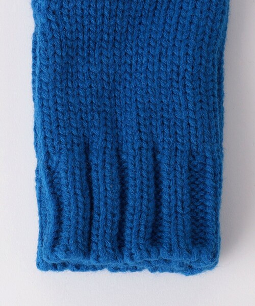 BEAUTY&YOUTH UNITED ARROWS（ビューティーアンドユースユナイテッドアローズ）の「ローゲージ フィンガーレス グローブ（手袋・レディース・コバルトブルー/イエロー・FREE）」の13枚目の写真