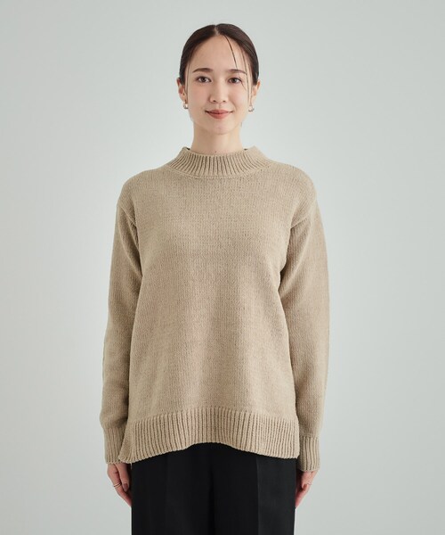 SHOO・LA・RUE（シューラルー）の「◆ラメがさりげなく光る やわらかニット（ニット/セーター・レディース・アイボリー/ブラウン系/グリーン系・01/02/03/04）」の16枚目の写真