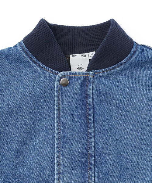 完売必須 大人気 X-girl DENIM BLOUSON コーデに合わせやすい セール】DENIM BLOUSON(ブルゾン)|X-girl(エックスガール