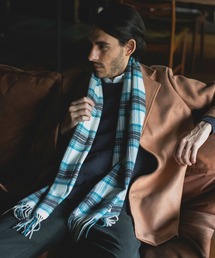 matti totti（マッティトッティ）の「【matti totti】カシミヤ100% マフラー 大判 レディース クラシカルチェック 柄 カシミヤマフラー カシミアマフラー（マフラー）」