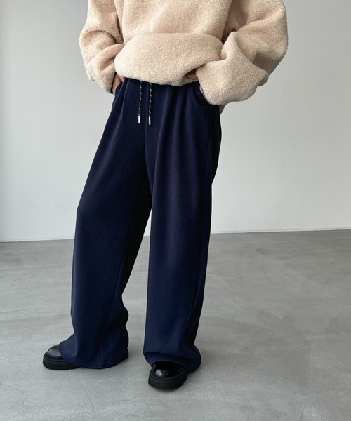 CANAL JEAN(キャナルジーン)の「El mar 裏フリーススウェットパンツ(スウェットパンツ・レディース・ネイビー/グレー・ONE SIZE)」の3枚目の写真