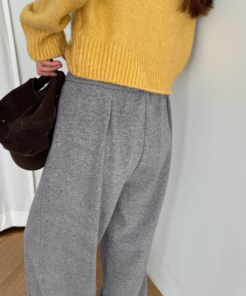 CANAL JEAN(キャナルジーン)の「El mar 裏フリーススウェットパンツ(スウェットパンツ・レディース・ネイビー/グレー・ONE SIZE)」の8枚目の写真