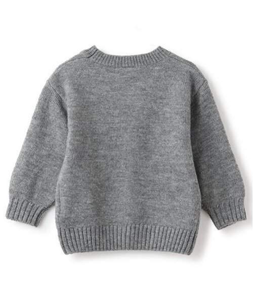 petit main（プティマイン）の「【フワもちっと】モチーフニット（ニット/セーター・キッズ・ネイビー/アイボリー/トップグレー・S/L/M）」の11枚目の写真