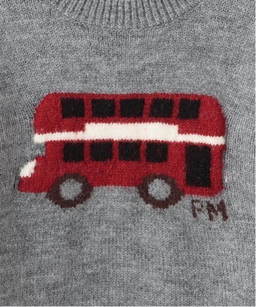 petit main（プティマイン）の「【フワもちっと】モチーフニット（ニット/セーター・キッズ・ネイビー/アイボリー/トップグレー・S/L/M）」の22枚目の写真