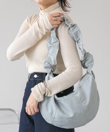 LinoU.（リノユー）の「ギャザードロストナイロンバッグ（ショルダーバッグ）」