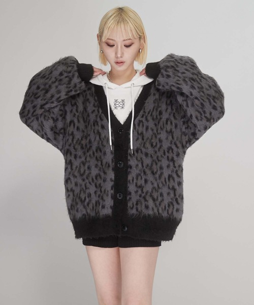 ENVYM（アンビー）の「シャギールーズカーディガン（カーディガン/ボレロ・レディース・グレー/ブラウン・FREE）」の13枚目の写真