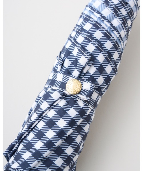 Traditional Weatherwear（トラディショナルウェザーウェア）の「FOLDING BAMBOO MINI（折りたたみ傘・レディース・ブルー系その他6・F）」の6枚目の写真