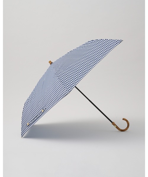 Traditional Weatherwear（トラディショナルウェザーウェア）の「FOLDING BAMBOO MINI（折りたたみ傘・レディース・ブルー系その他6・F）」の4枚目の写真