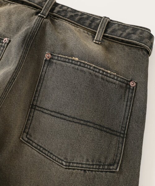 JOURNAL STANDARD（ジャーナルスタンダード）の「デニムキャノン ベルテッドダイ（デニムパンツ・メンズ・ブラック/アイボリー/クリアブルー/ネイビー・SMALL/MEDIUM/LARGE）」の19枚目の写真