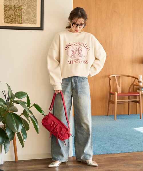 セール】限定展開 エンジェル 裏起毛 スウェット プルオーバー