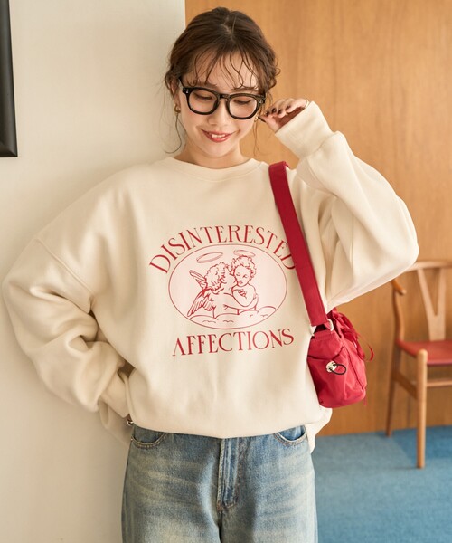 セール】限定展開 エンジェル 裏起毛 スウェット プルオーバー