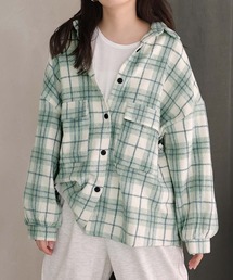 チェック起毛シャツ