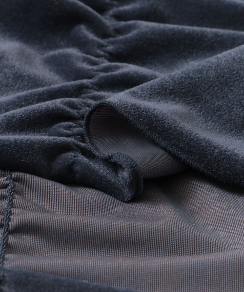 SENSE OF PLACE by URBAN RESEARCH（センスオブプレイスバイアーバンリサーチ）の「シアーベロアTシャツ（Tシャツ/カットソー・レディース・ピンク/ベージュ/ネイビー/チャコールグレー・ONE）」の18枚目の写真