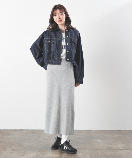 ショート丈Gジャン（デニムジャケット）｜Honeys（ハニーズ）の