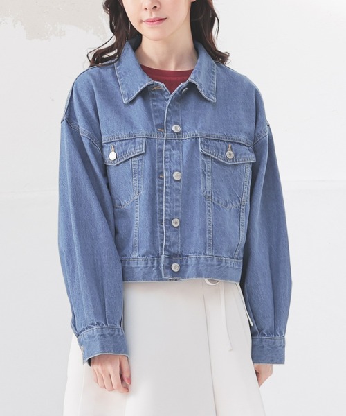 ショート丈Gジャン（デニムジャケット）｜Honeys（ハニーズ）の
