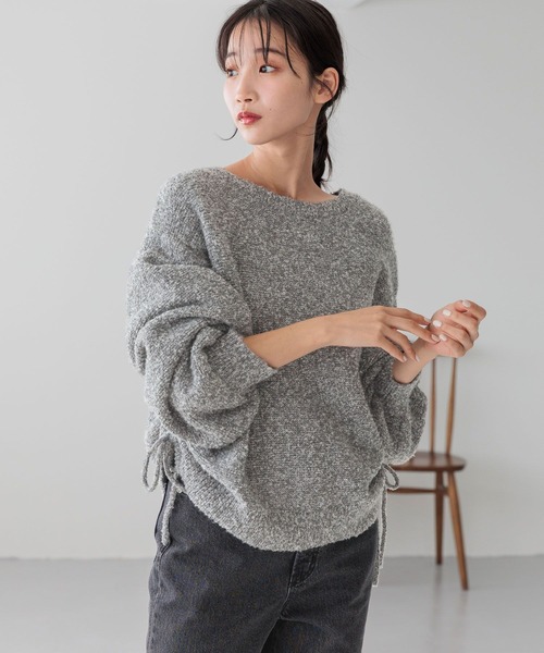 ちっち　2 セール】ブークレドロストニットプルオーバー 286884（ニット/セーター