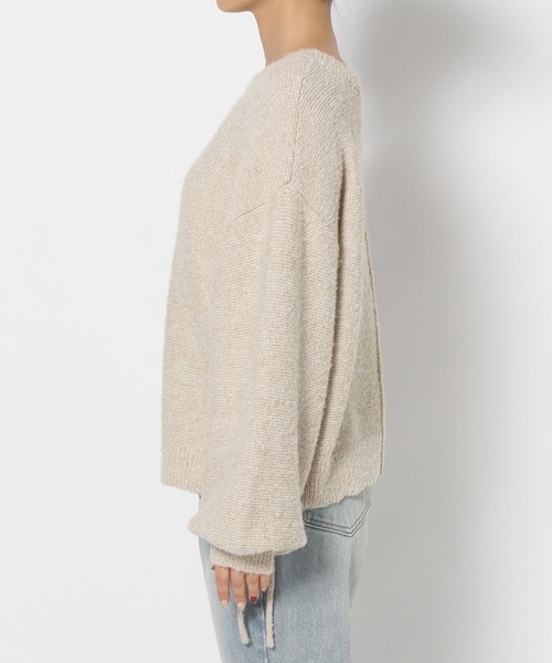 LOWRYS FARM（ローリーズファーム）の「ブークレドロストニットプルオーバー 286884（ニット/セーター・レディース・グリーン系その他/グレー/ベージュ・FREE）」の14枚目の写真