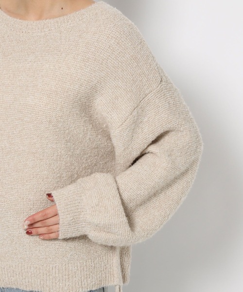 LOWRYS FARM（ローリーズファーム）の「ブークレドロストニットプルオーバー 286884（ニット/セーター・レディース・グリーン系その他/グレー/ベージュ・FREE）」の11枚目の写真