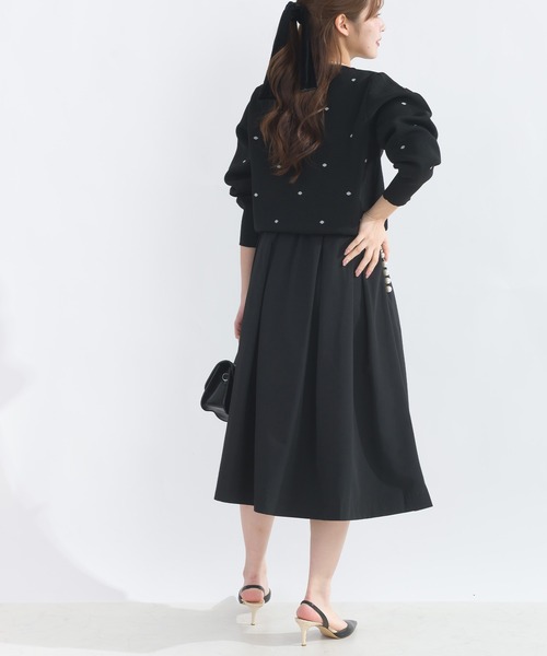 PICCIN（ピッチン）の「【WEB限定】ラメドットカーディガン（カーディガン/ボレロ・レディース・ブラック/オフホワイト・L/M）」の16枚目の写真