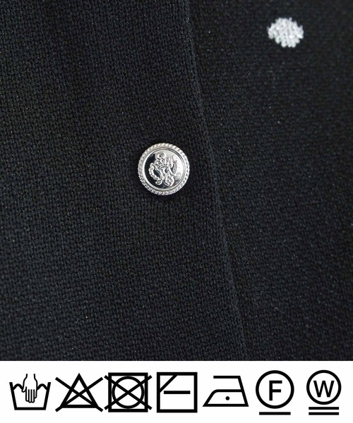 PICCIN（ピッチン）の「【WEB限定】ラメドットカーディガン（カーディガン/ボレロ・レディース・ブラック/オフホワイト・L/M）」の6枚目の写真