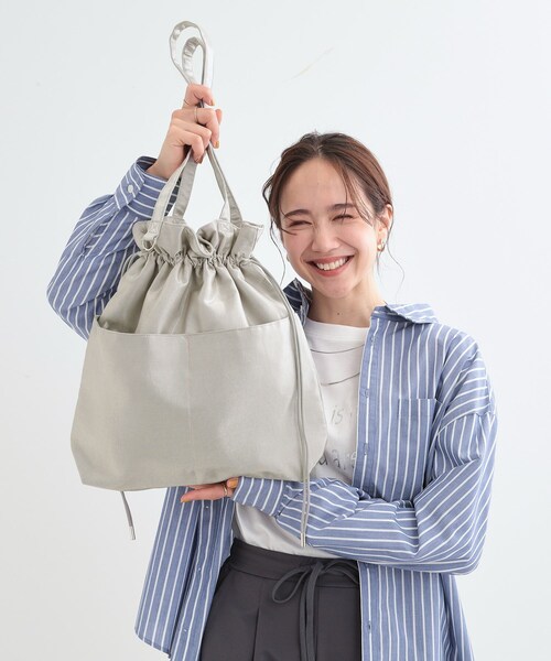 セール】シャイニー巾着トートバッグ（トートバッグ）｜SHOO・LA