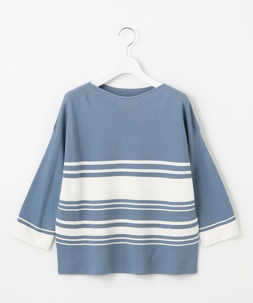 J.PRESS（ジェイプレス）の「【洗える】LINKS WG ホールガーメント ニット（ニット/セーター・レディース・ネイビー系1/ブルー系1・F）」の8枚目の写真
