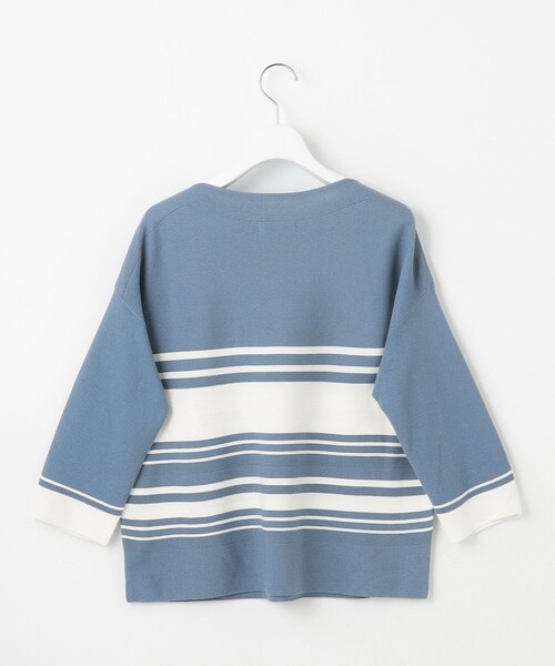 J.PRESS（ジェイプレス）の「【洗える】LINKS WG ホールガーメント ニット（ニット/セーター・レディース・ネイビー系1/ブルー系1・F）」の9枚目の写真