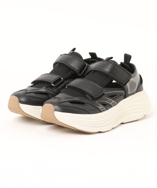 VINCULUM（ウィンクルム）の「【VINCULUM】ベルクロスニーカーサンダル(752104)（スニーカー・レディース・アイボリー/ブラック・38/37/36/35）」の5枚目の写真