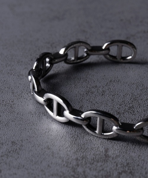 LION HEART（ライオンハート）の「【LION HEART】≪別注≫アンカーチェーンバングル　Anchor Chain Bangle　メンズギフト/誕生日/クリスマス/プレゼント/ペアアクセ（バングル/リストバンド・メンズ・シルバー・FREE）」の10枚目の写真