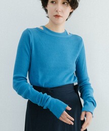 「DRESSTERIOR」 長袖カットソー 40 ブルー レディース DRESSTERIOR 「DRESSTERIOR」 長袖カットソー - ブルー