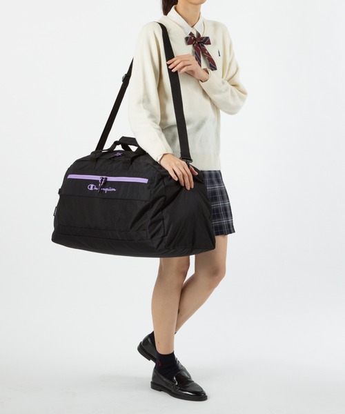 Champion（チャンピオン）の「ボストンバッグ スーシテイ 52L 63964（ボストンバッグ・メンズ・ブラック×グリーン/ブラック×パープル/ベージュ×ブラック/ブラック×ホワイト・FREE）」の3枚目の写真