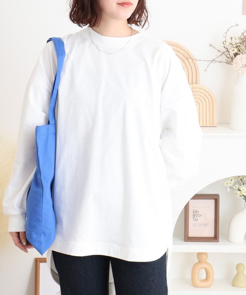 myke(ミーカ)の「myke バックヘンリープルオーバー(Tシャツ/カットソー・レディース・ブラック/オフホワイト/イエロー・M)」の14枚目の写真