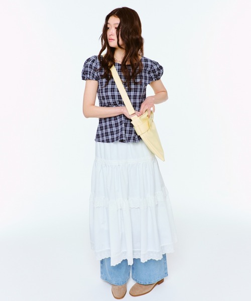 FEKETE（フェケテ）の「BIG BELT SHOULDER BAG / 2WAYベルトショルダーバッグ（ショルダーバッグ・レディース・ライトイエロー/ブラック・FREE）」の10枚目の写真