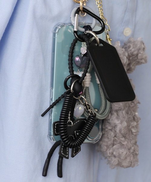 ZPZP × 黒夢 カラビナ ネームボードキーホルダー ポーチ 3点セット ZPZP × 黒夢 カラビナ ネームボードキーホルダー ポーチ 3点セット