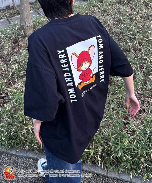 トムとジェリー Tシャツ(L) アパレル TOM and JERRY トムとジェリー Tシャツ アッシュ(アッシュ
