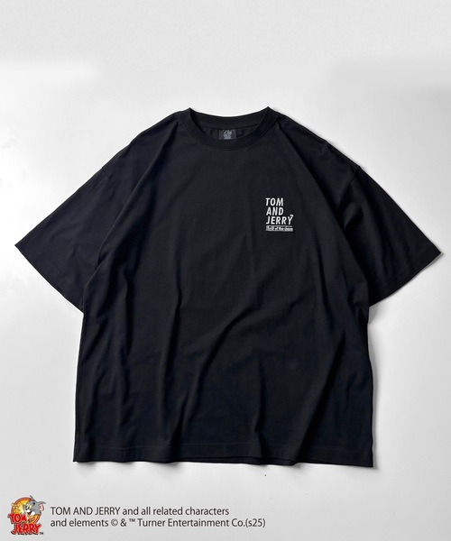 トム＆ジェリーTシャツ　ブラック FREAK'S STORE/TOM＆JERRY / トムとジェリー 別注 ビッグ